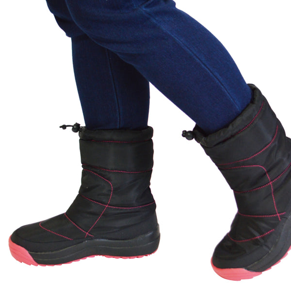 【全5色】男女兼用 スノーブーツ 中綿 靴 ブーツ 防水 防滑 軽量 防寒 あったか 雪 ブラック ネイビー スキー 雪かき ウィンターブーツ 大きいサイズ