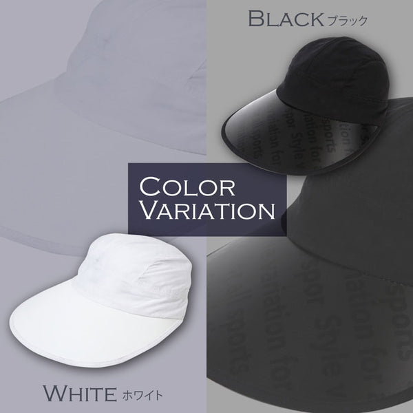 エーディーワン レディースバイザー型キャップ 帽子 ホワイト A.D.ONE ADC-23L WHITE