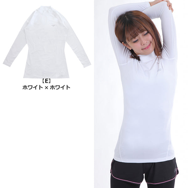 【全14タイプ】上下別売 レディース スポーツインナー 冬用 加圧シャツ 発熱保温 長袖  ヒートコンプレッション インナー ウェア