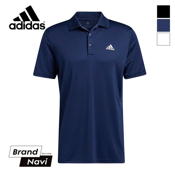 【全3色】アディダス メンズ ポロシャツ 襟付き 半袖 スポーツ  ブラック ネイビー ADI PER POLO LC GQ3133 GQ3134