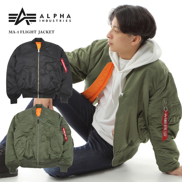 【全2色】メンズ アルファインダストリーズ MA-1 フライトジャケット リバーシブル 防寒 防風 中綿 アウター