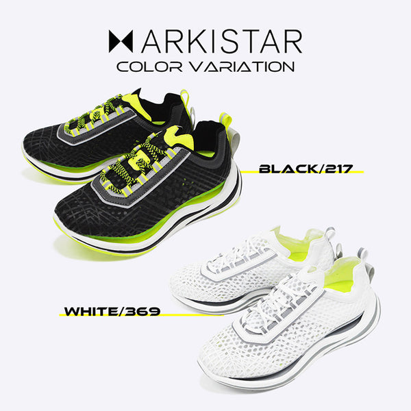 アーキスター ジェットシリーズ メンズ レディーススニーカー ブラック ARKISTAR JET KR956 BLACK