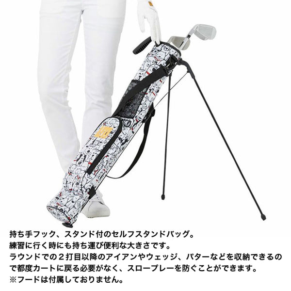 【全5色】ラウドマウス 762984 セルフスタンドバッグ 47インチクラブ対応 3分割 ショルダーストラップ付き