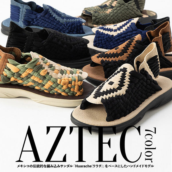 チュバスコ アズテック ユニセックスサンダル ブラック×ブラック Chubasco AZTEC BLACKxBLACK A130293