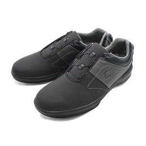 フットジョイ コンツアー ソフトスパイク ゴルフ ダイヤルシューズ ブラック×チャコール FootJoy FJ 54197 JF CONTOUR BOA BLACK×CHARCOAL