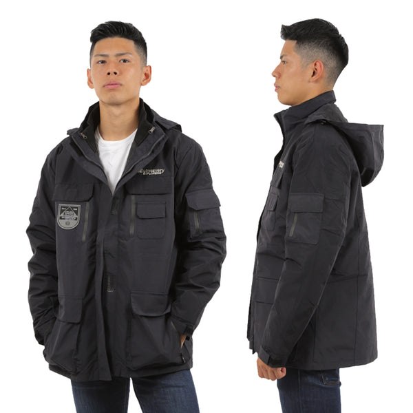 【全3色】FOG-002M メンズ レイヤード アウター ジャケット 3way 3in1 フォーセンス 男性 紳士 暖かい 撥水 防寒 雪 春 秋 冬