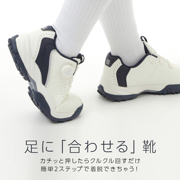 【全5色】フォーセンス レディース ゴルフ スパイクレス ダイヤル式 シューズ シームレス ダイヤルシューズ FOSN-011L