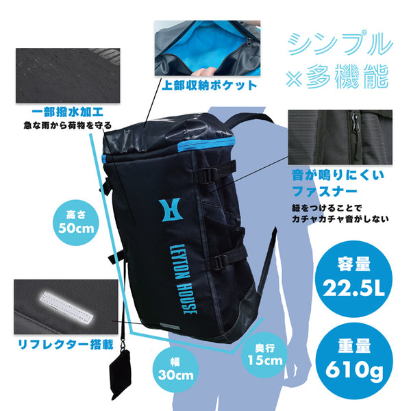 【2023年福袋】メンズ レイトンハウス ダウンジャケット入り 半袖シャツ スクエアリュック ツイルキャップ ホワイトTシャツ ＋おまけ 5点セット