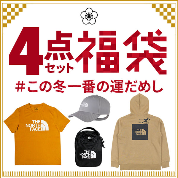 【2023年福袋】メンズ 人気アイテム ザ・ノースフェイス 4点セット グラフィック Tシャツ リサイクル 66 クラシック ハット プルオーバー フーディー パーカー ボザー クロス ボディ ショルダーバッグ