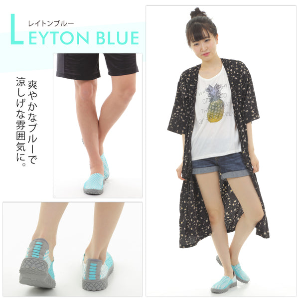【全11色】レイトンハウス LEYTON HOUSE ラバーメッシュシューズ メンズ レディース スニーカー 靴 ウォーターシューズ ウーブンシューズ マリンシューズ