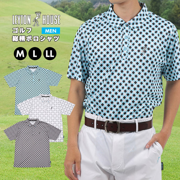 【全3色】レイトンハウス ポロシャツ メンズ 薄手 ボタンダウン トップス ゴルフ LEG-101