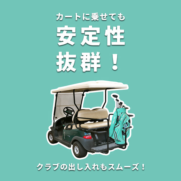 【全3色】レイトンハウス ゴルフ キャディバッグ メンズ レディース 防水 キャディーバッグ エナメル  カート型 完全オリジナル グラスゴー 合成皮革 ネームプレート付き LEG-220