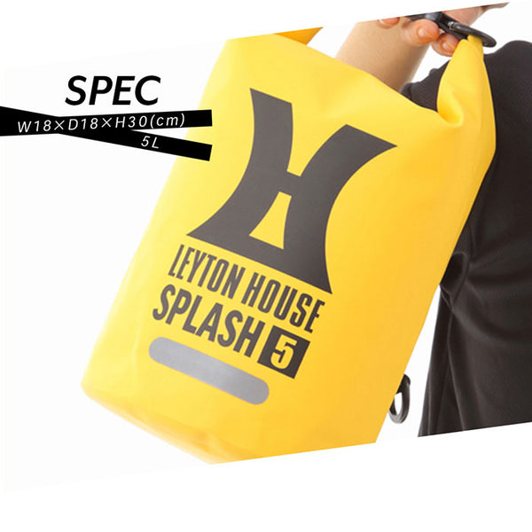 レイトンハウス スプラッシュ防水バッグ5L ブラック LEYTON HOUSE SPLASH WATER PROOF BAG BLACK
