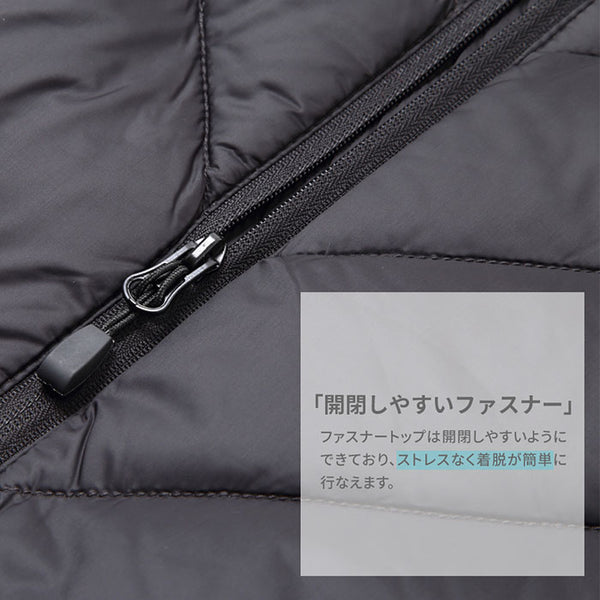 レイトンハウス メンズ ダウンジャケット ブラック×ブラック LEYTON HOUSE LHD-315 BLACK×BLACK