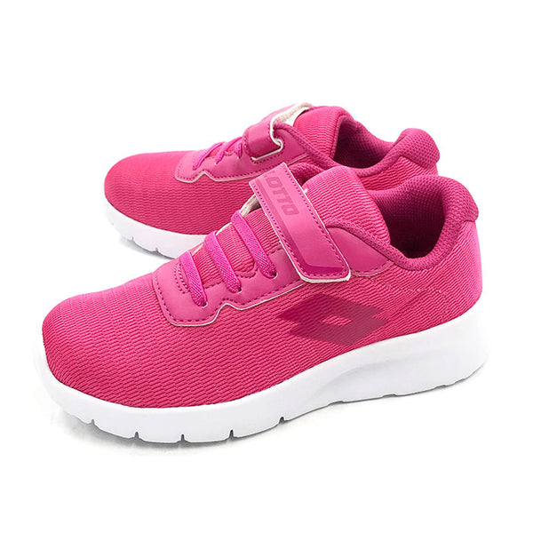LOTTO LIFE'S MEGALIGHT III CL SL 210685 PINK-YARROW×SATURDAY-PINK 1HM ロット ライフス メガライト3 キッズ・ジュニアスニーカー ピンクヤロー×サタデーピンク