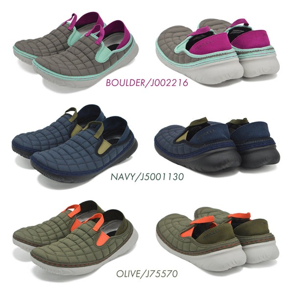 メレル レディーススニーカー ハット モックシューズ ボールダーウェーブ MERRELL HUT MOC J002216 BOULDER×WAVE