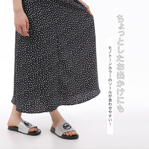 【全4色】マイケルコース サンダル ジェット チャーム レディース ジュニア キッズ ビーチサンダル 親子 リンクコーデ シャワーサンダル シャワサン 海 プール
