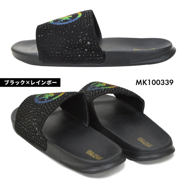 【全4色】マイケルコース サンダル ジェット チャーム レディース ジュニア キッズ ビーチサンダル 親子 リンクコーデ シャワーサンダル シャワサン 海 プール