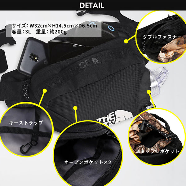 【全4色】ザ・ノースフェイス ボザー ヒップパック3 Lサイズ メンズ レディース サコッシュ 3L THE NORTH FACE BOZER HIP PACK III L NF0A52RW