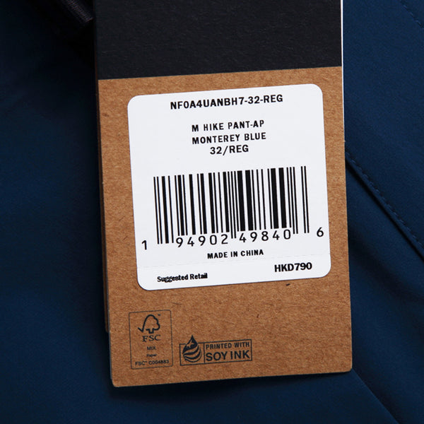 【全1色】ザ・ノースフェイス メンズ ハイク パンツ アウトドア 撥水 THE NORTH FACE M HIKE PANTS NF0A4UAN