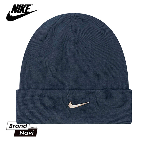 NIKE ナイキ ユニセックス パーフ スカーリー 帽子 ビーニー メンズ レディース 紳士 男性 婦人 女性 ランニング サッカー ジョギング ジム ストレッチ 旅行 防寒 ニット メタルロゴ シンプル カジュアル ネイビー 紺 CW6324