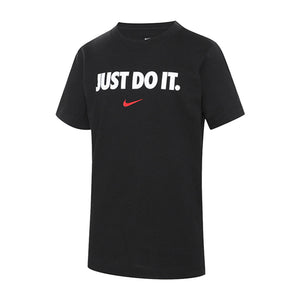 ナイキ Tシャツ ジュニア キッズ 半袖 ウェア 子ども コットン ロゴ 大きいサイズ スポーツ クルーネック DC7792