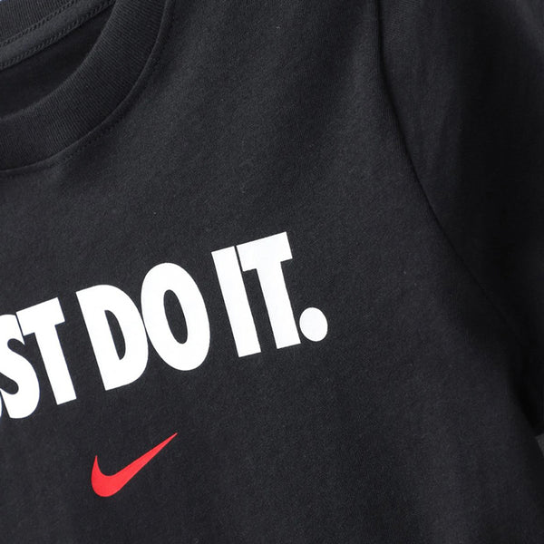 ナイキ Tシャツ ジュニア キッズ 半袖 ウェア 子ども コットン ロゴ 大きいサイズ スポーツ クルーネック DC7792