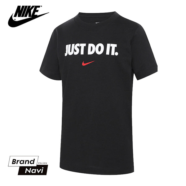 ナイキ Tシャツ ジュニア キッズ 半袖 ウェア 子ども コットン ロゴ 大きいサイズ スポーツ クルーネック DC7792