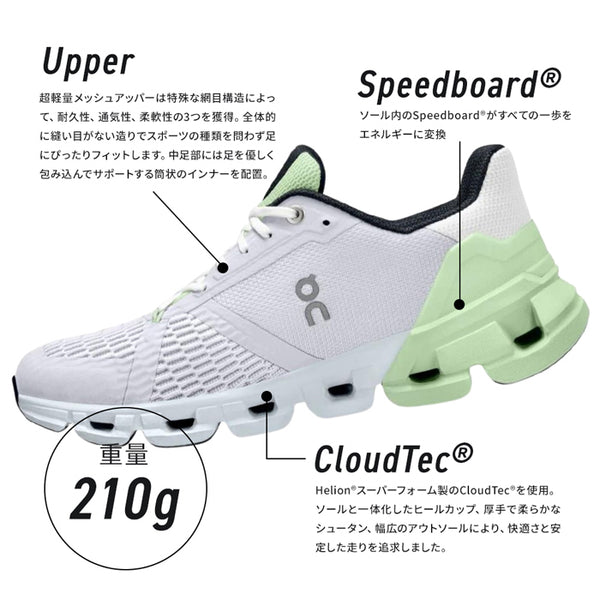 オン レディース クラウドフライヤー ランニングシューズ スニーカー 大きいサイズ 21.99031