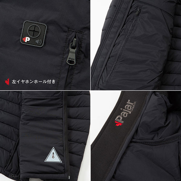 パジャールカナダ メンズ軽量撥水ソフトシェルマウンテンパーカー ブラック Pajar CANADA CUMBERLAND P6N259F9SP BLACK