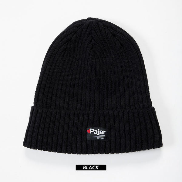 パジャールカナダ ユニセックス ニット帽 ブラック Pajar CANADA NORTH P3A918F8HT BLACK