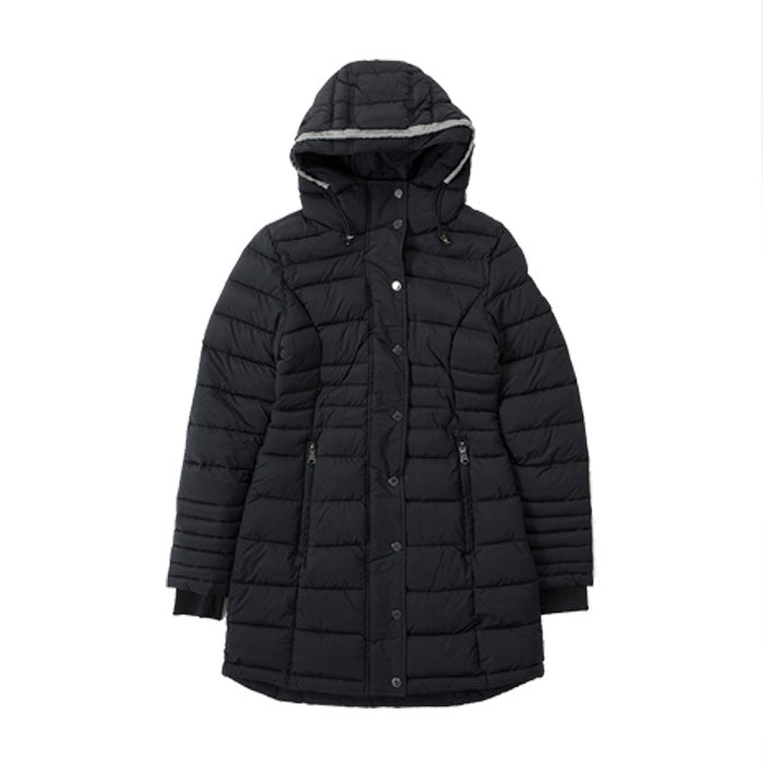 パジャールカナダ レディース中綿ロングコート ストレッチパフジャケット ブラック Pajar CANADA WILLOW P2N109F9SP BLACK