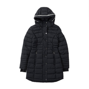 パジャールカナダ レディース中綿ロングコート ストレッチパフジャケット ブラック Pajar CANADA WILLOW P2N109F9SP BLACK