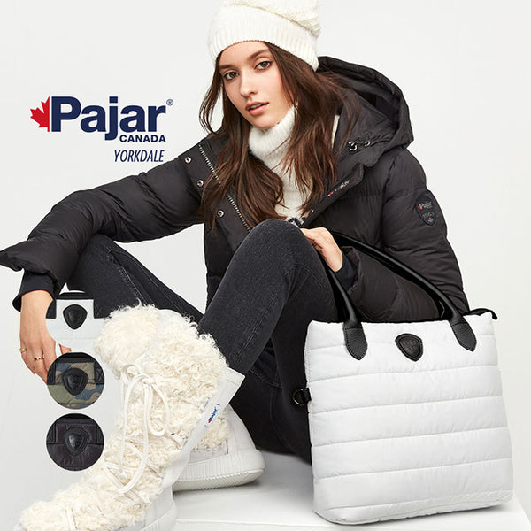 パジャールカナダ ヨークデール カジュアルトートバッグ ブラック Pajar CANADA YORKDALE BLACK