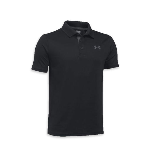 アンダーアーマー 4WAYジュニアストレッチ半袖ポロシャツ ブラック UNDER ARMOUR Performance Polo Boys Golf Short Sleeve Shirt 1290341-001 BLACK