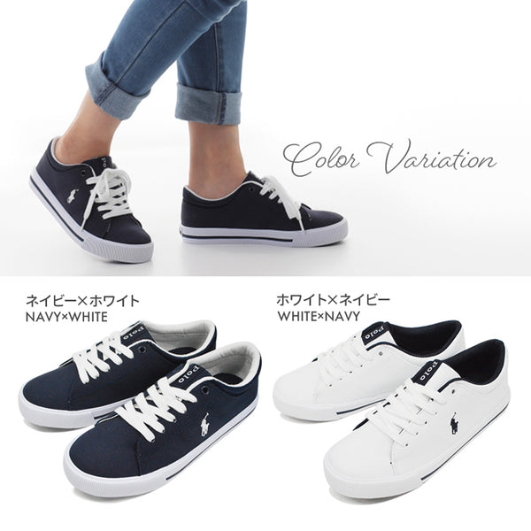 【全2色】ポロ ラルフローレン レディース スニーカー エルムウッド キャンバス POLO RALPH LAUREN ELMWOOD