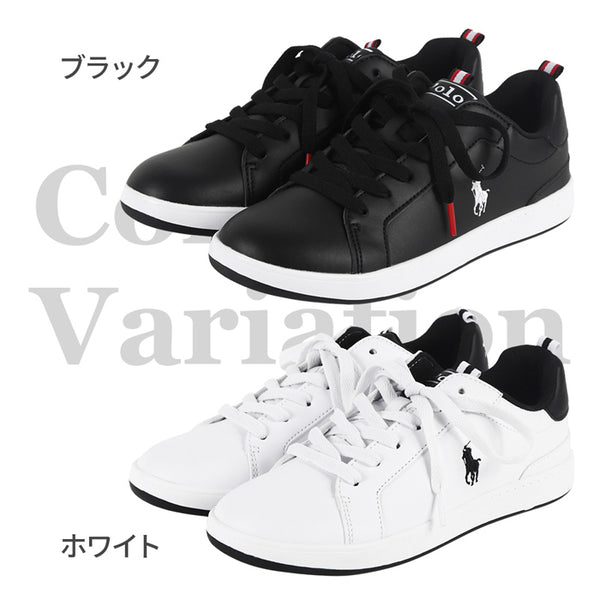 【全2色】レディース ジュニア ポロ ラルフローレン ヘリテージ コート スニーカー ローカット  靴  POLO RALPH LAUREN