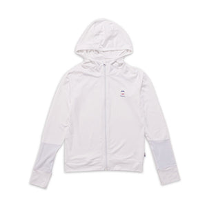 プロヴァンス レディースフィットネスUVケアジャケット ホワイト PROVENCE Arles series PRV-910L WHITE