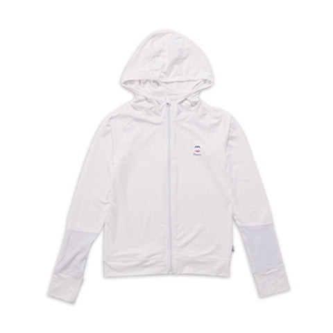 プロヴァンス レディースフィットネスUVケアジャケット ホワイト PROVENCE Arles series PRV-910L WHITE