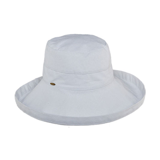 スカラハット ジアナ ベーシック レディースハット グレー 紫外線対策 UVカット帽子 SCALA GIANA BASIC LC399 GREY