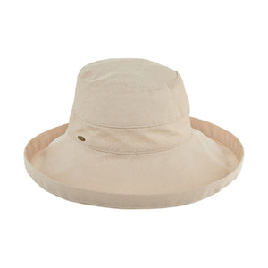 スカラハット ジアナ ベーシック レディースハット サンド 紫外線対策 UVカット帽子 SCALA GIANA BASIC LC399 SAND