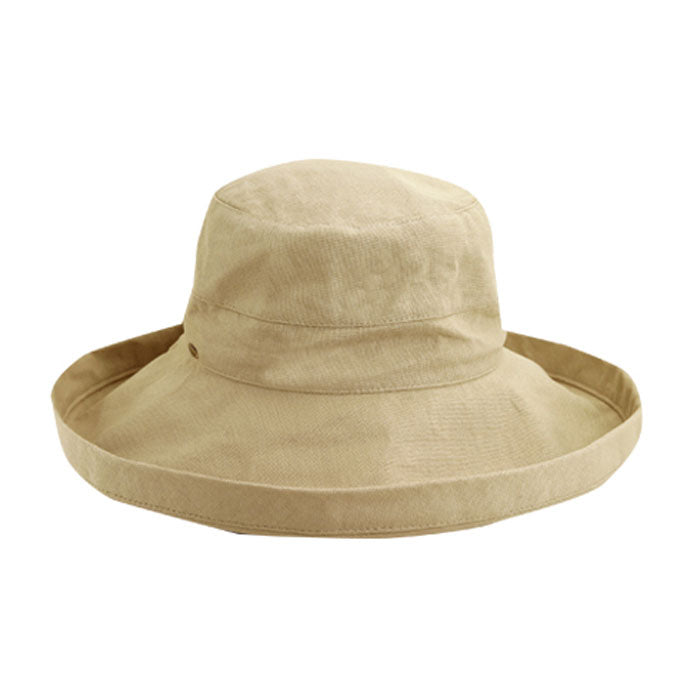 スカラハット ジアナ ベーシック レディースハット トープ 紫外線対策 UVカット帽子 SCALA GIANA BASIC LC399 TAUPE