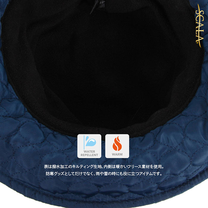 スカラハット オーテンシア レディースハット ブラック 帽子 SCALA LW655 ORTENSIA BLACK