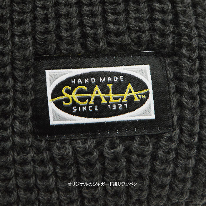 スカラハット シャレー ニット帽 ブラック 帽子 SCALA SS1019 CHALET BLACK