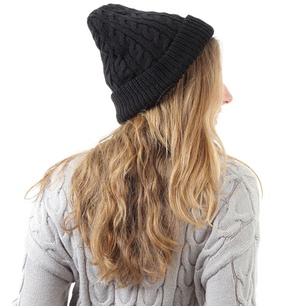 スカラハット シャレー ニット帽 ブラック 帽子 SCALA SS1019 CHALET BLACK