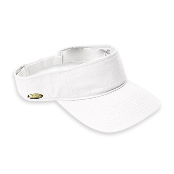 スカラハット チャンプレイン メンズ レディースサンバイザー?ホワイト 帽子 SCALA V7 CHAMPLAIN WHITE