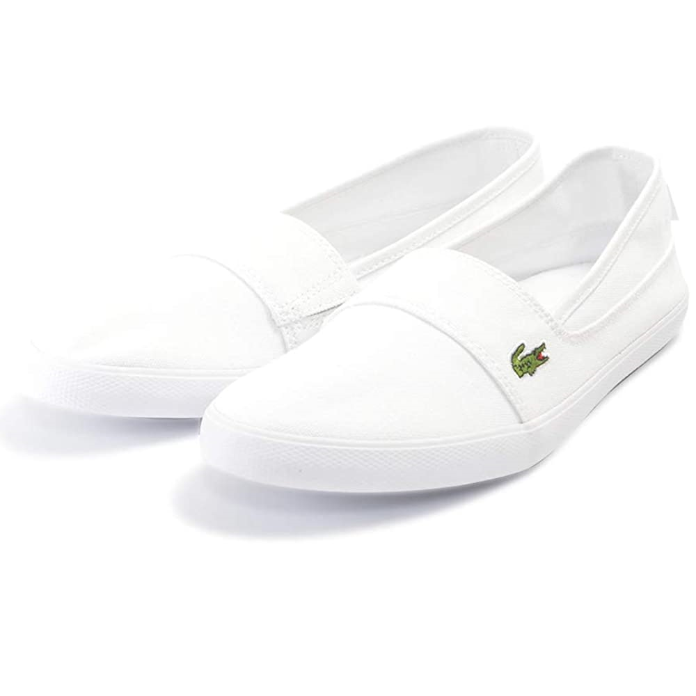 ラコステ キャンバス LACOSTE 白靴 スリッポン スリップオン マリス スニーカー 靴 MARICE BL 2 メンズ レディース ユニセックス シューズ シンプル ホワイト