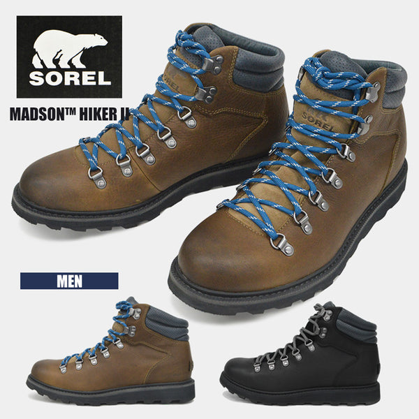 【全2色】ソレル マディソンハイカー メンズ スノーブーツ ウィンターブーツ 雪 ブーツ 防水 SOREL MADSON HIKER ll WP NM3849 1921371