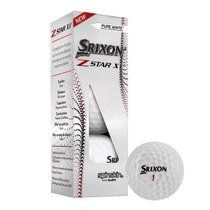 スリクソン SRIXON ゴルフボール Z-STAR XV 3球セット 白 ホワイト 飛