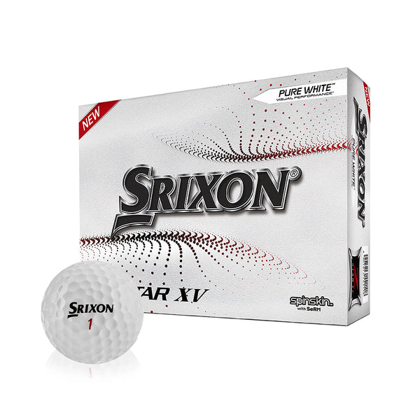 スリクソン SRIXON ゴルフボール Z-STAR XV 1ダース 12球入り 白 
